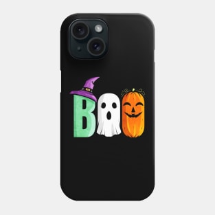 The Three Boo Witch Ghost Pumpkin Costume Halloween Phone Case