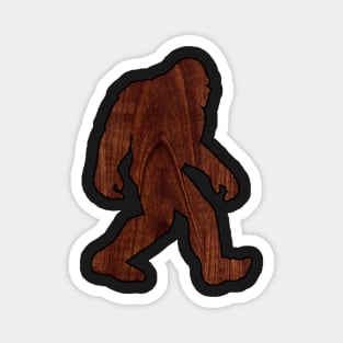 Bigfoot - Woodgrain Magnet