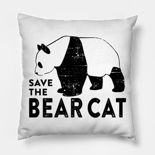 Save the Bear Cat Pillow