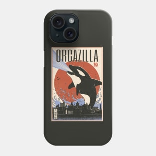 Orcazilla Funny Orca Killer Whale Phone Case