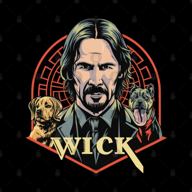 John Wick and dog by Aldrvnd