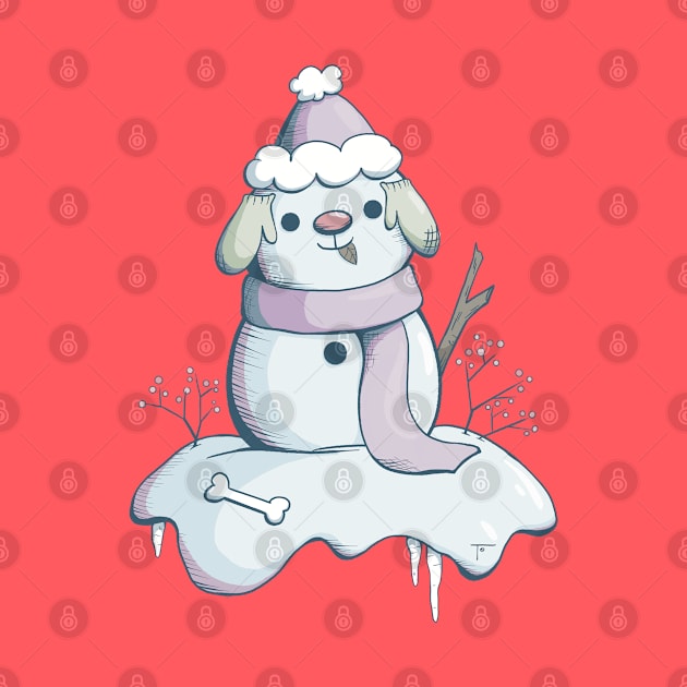 Winter Snow Pup by Bee and Clover Designs