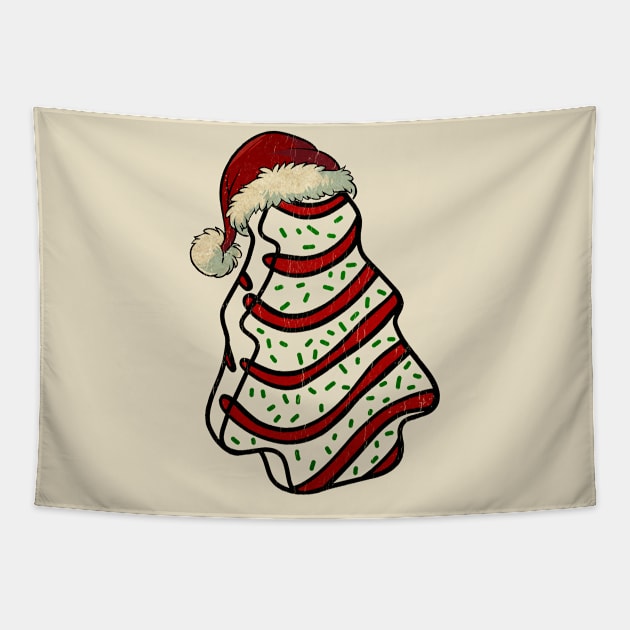Oh Christmas Tree Retro Tapestry by TuoTuo.id
