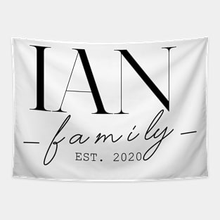 Ian Family EST. 2020, Surname, Ian Tapestry