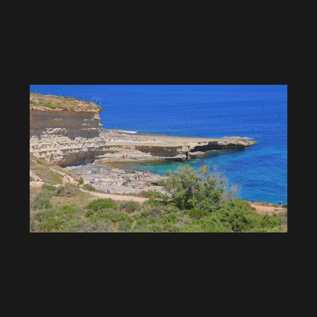 St. Peter's Pool, Malta. by Carole-Anne