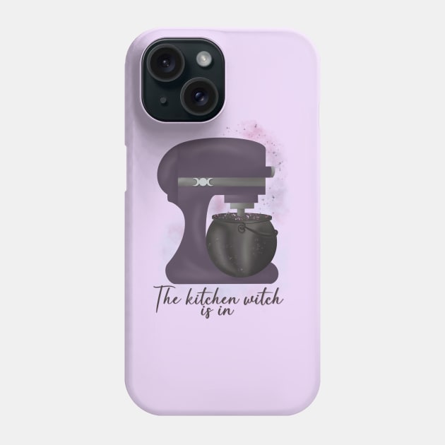 The Kitchen Witch Is In Phone Case by Created By EJF