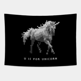 U is for Unicorn Tapestry