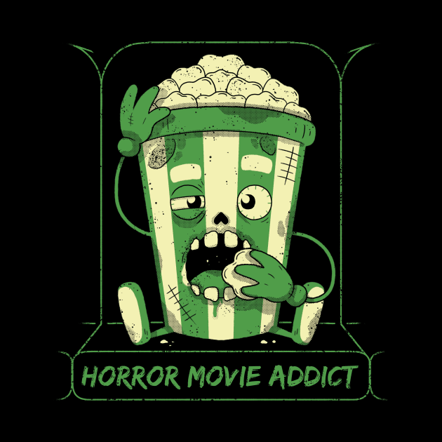 Horror Movie Addict by danielmorrisdraws