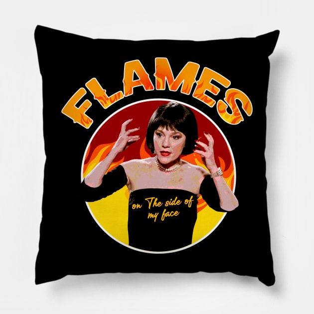 flames Pillow by crocamasistudios