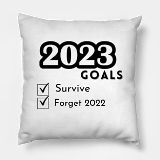2023 Goals design Pillow