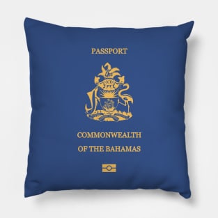 Bahamas passport Pillow