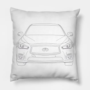 Infiniti Q50 (Front & Back Print) Pillow