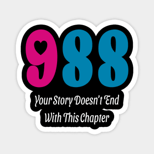 988 - Suicide Prevention Color Magnet