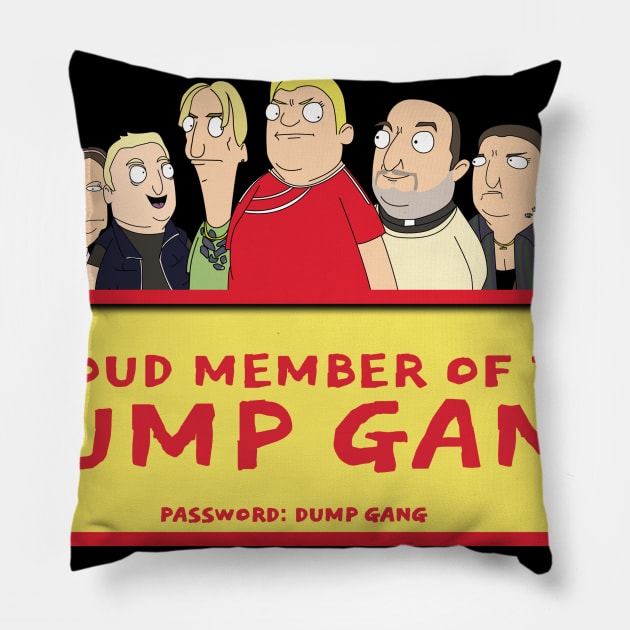 This Country Dump Gang Edit Pillow by NerdShizzle