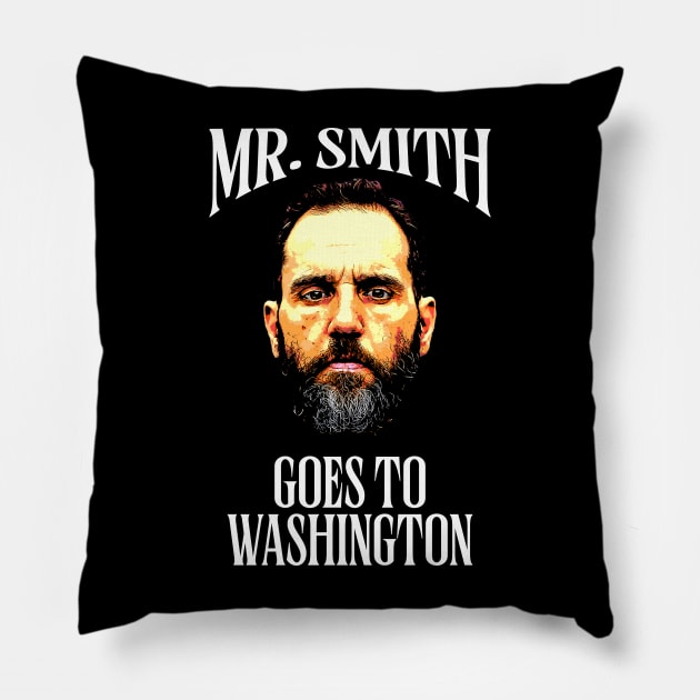 Jack Smith - Mr. Smith Goes to Washington Pillow by Classified Shirts