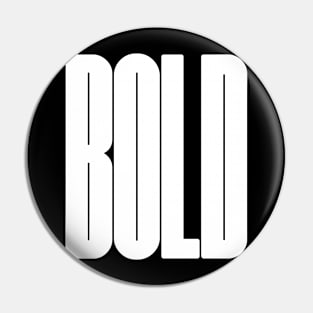 BOLD TEXT Pin