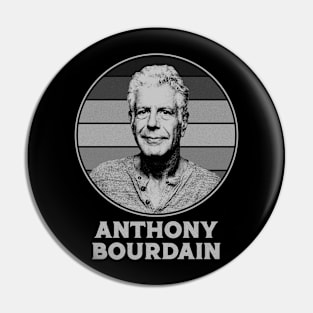 Anthony Bourdain retro Pin