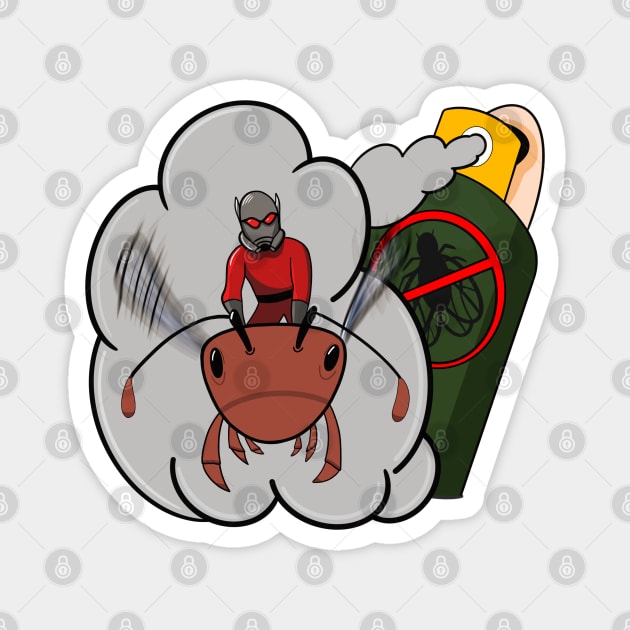 Ant-Man Bug Spray Attack Magnet by Jamie Collins