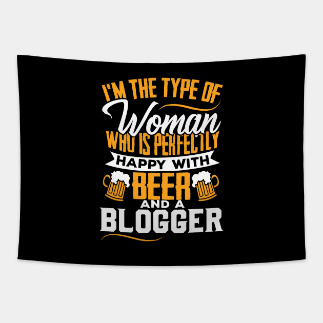 Blogger's Wife Girlfriend Blog Blogging Tapestry by Dolde08