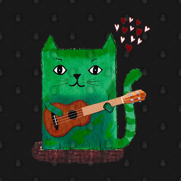 Ukulele Kitty by ngiammarco