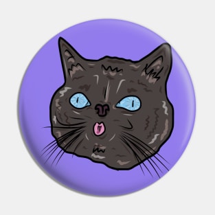 silly cat Pin