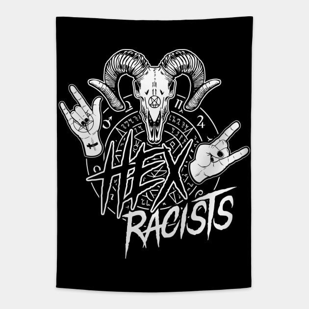 Hex Racists Tapestry by GodsBurden