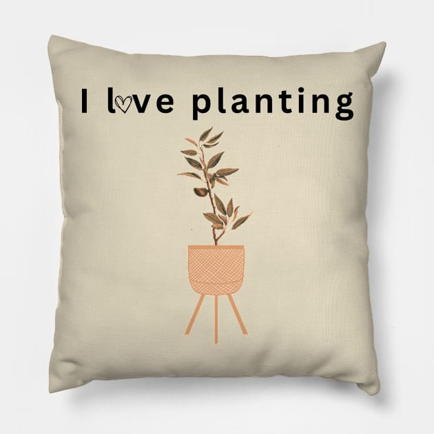 I love planting Pillow by InspirationalDesign