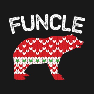 Funcle Bear Matching Christmas Family T-Shirt