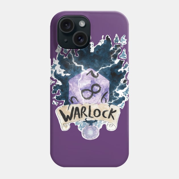 Warlock D&D Class T Shirt Phone Case by FoxFallArt