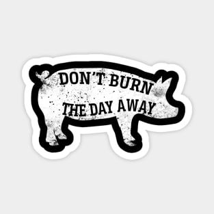 Don't burn the day away Magnet