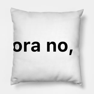 Allora no, ok. - Vintage - Cat Pillow