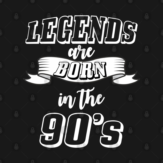 Legends are born in the 90s by BadDesignCo