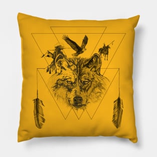 THE SPIRIT OF THE WOLF Pillow