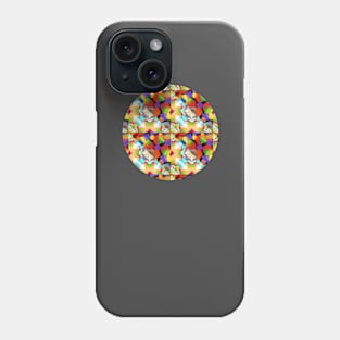 Prismatic Rainbow Geometric Phone Case