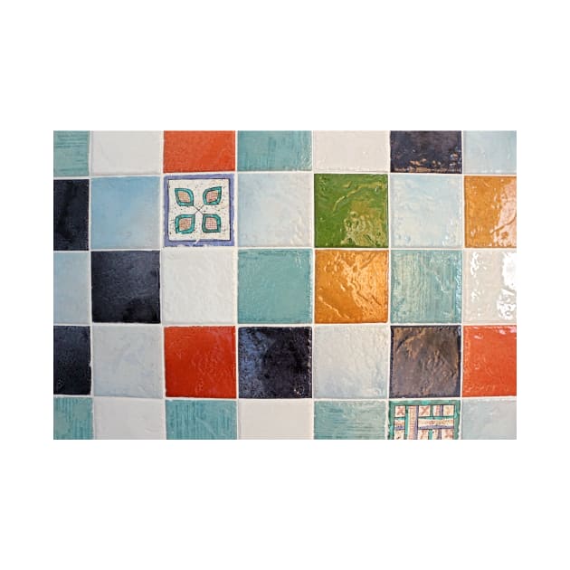 Colourful square tiles by pinkal