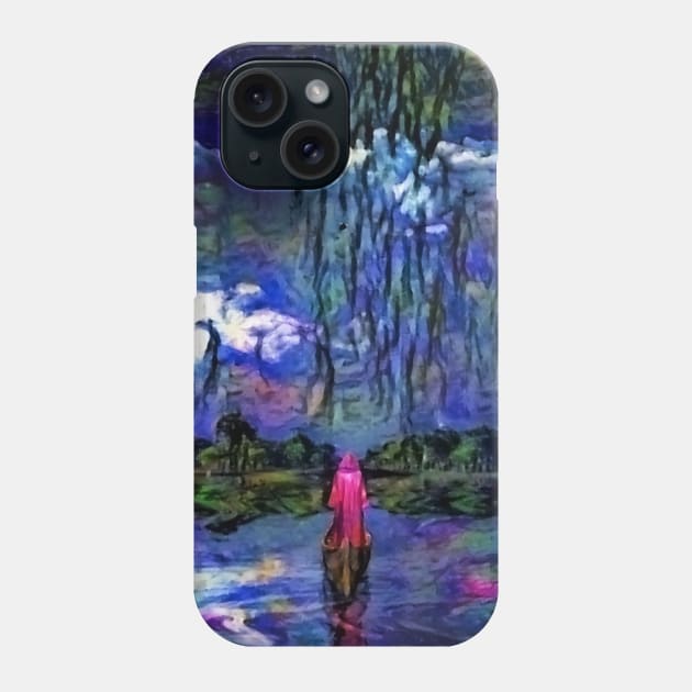 Monk in cloak Phone Case by rolffimages