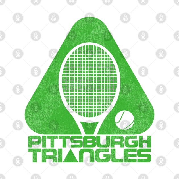 Pittsburgh Triangles Defunct 70s Tennis Team by darklordpug