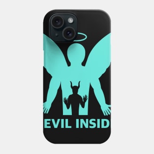 Devil Inside blue Phone Case