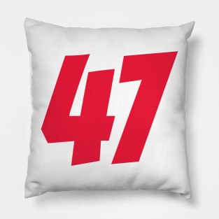 Mick Schumacher 47 - Driver Number Pillow