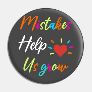 Mistakes Help Us Grow For Teacher and Student Inspiration,Education Pin