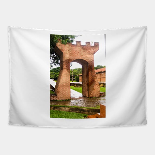 abs kingdom arch Tapestry by pcfyi