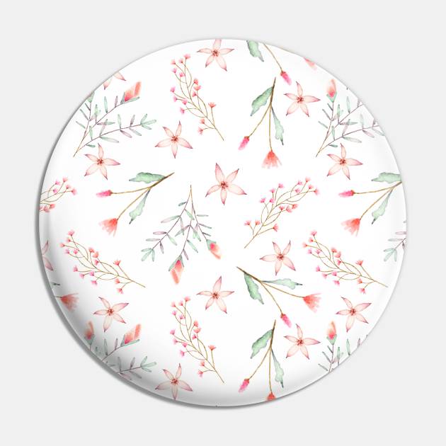 Soft Floral Twigs Pin by Farissa