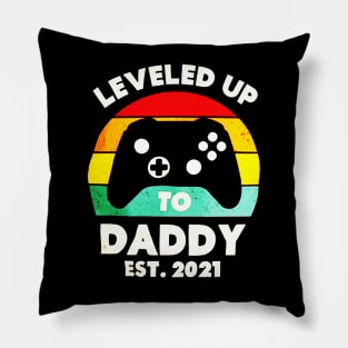 Leveled Up To Daddy Pillow