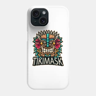 Colorful Tiki Mask Fantasy Artsy Style Phone Case