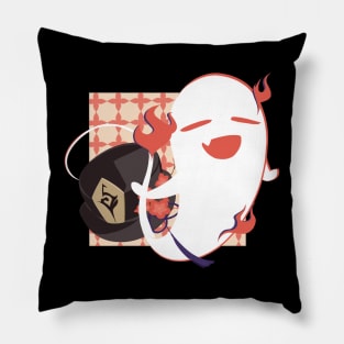 Hu Tao Ghost Hat Pillow