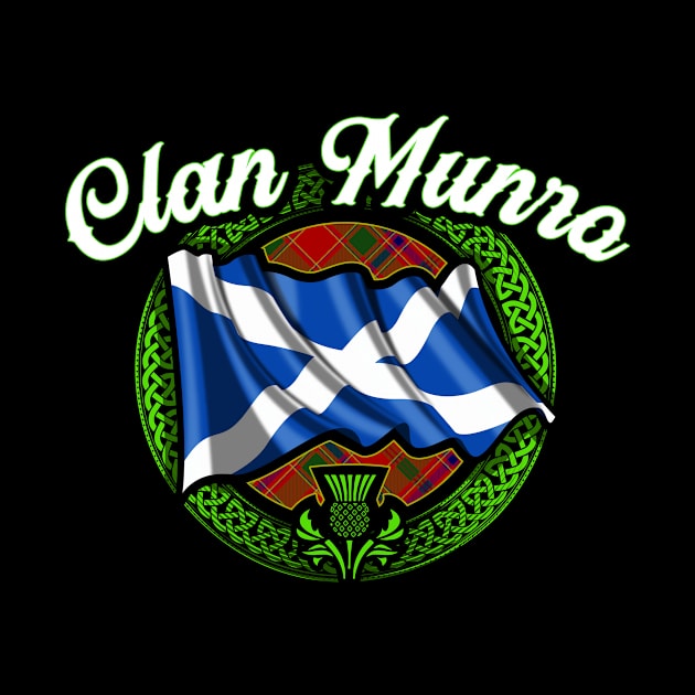 Scottish Flag Clan Munro by Celtic Folk