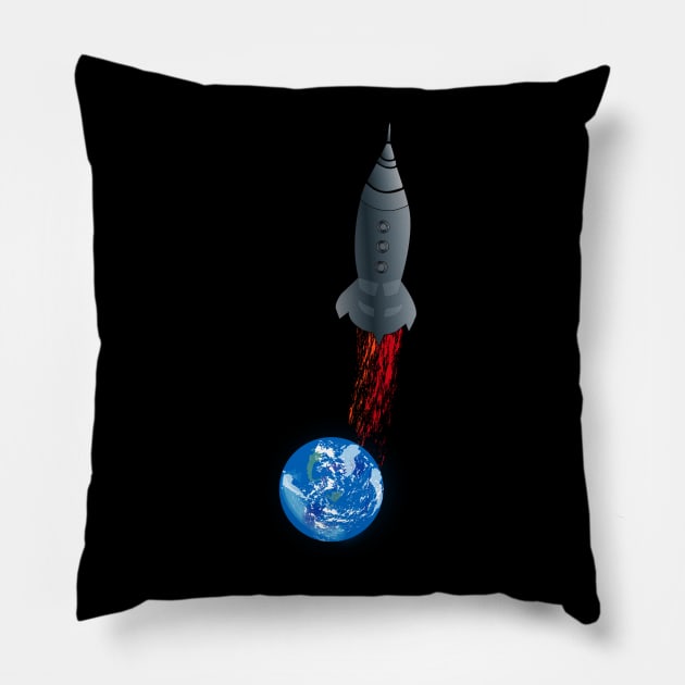Spaceship Pillow by dddesign