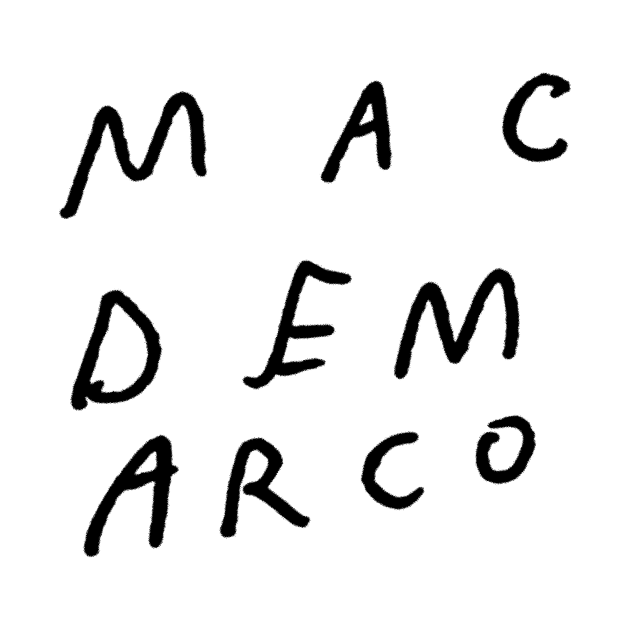 Mac Demarco Salad Days Handwriting by SOMASHIRTS