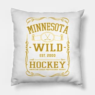 Vintage Wild Hockey Pillow