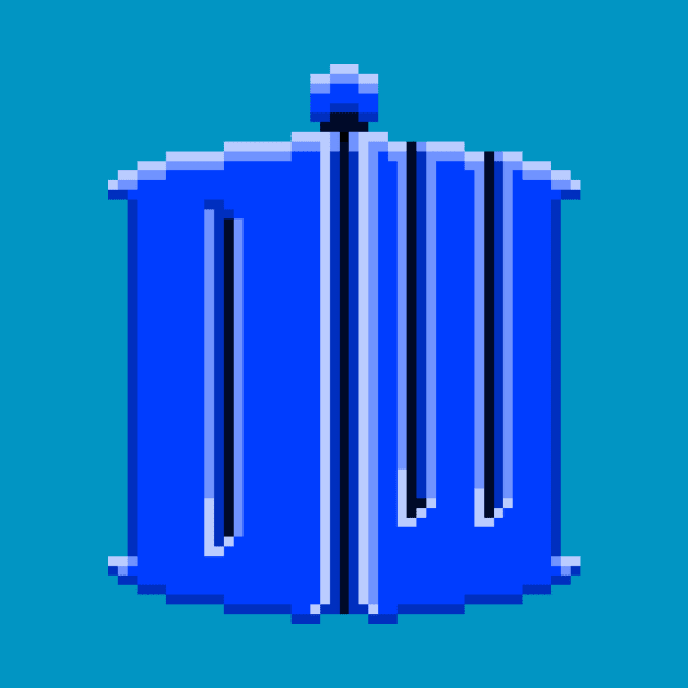 Doctor Who Logo Pixel Art by BiancaEmi